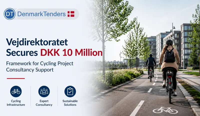 Vejdirektoratet Secures DKK 10 Million Framework for Cycling Project Consultancy Support