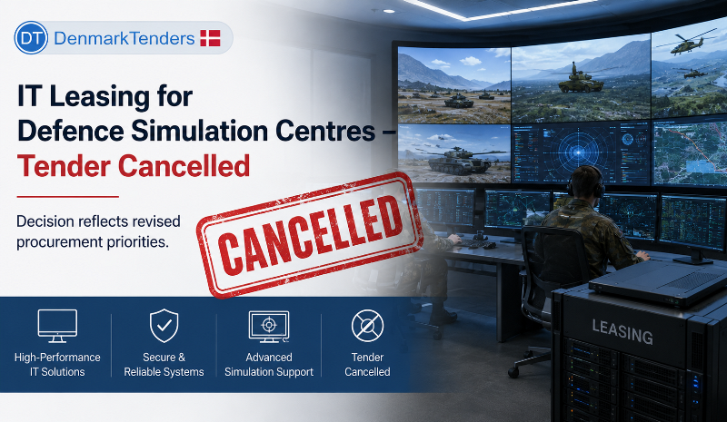 IT Leasing for Defence Simulation Centres – Tender Cancelled