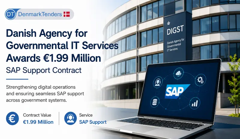 Danish Agency for Governmental IT Services Awards €1.99 Million SAP Support...