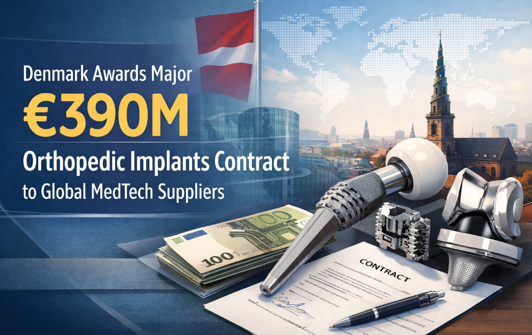 Denmark Awards Major €390M Orthopedic Implants Contract to Global MedTech Suppliers