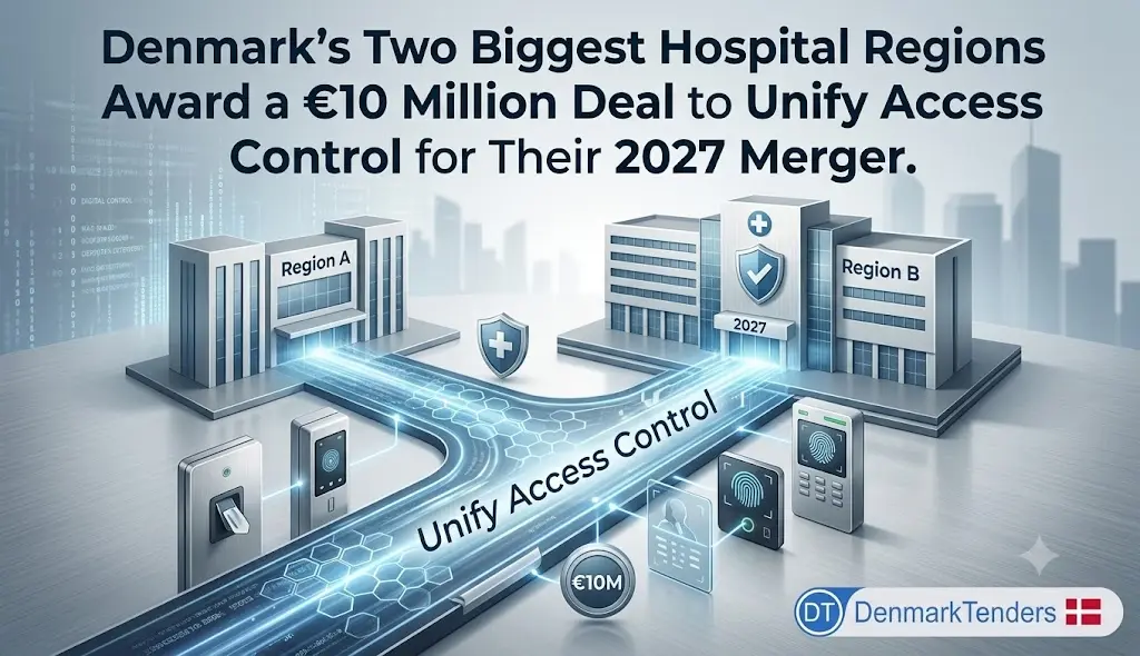 Denmark's Two Biggest Hospital Regions Award a €10 Million Deal to Unify Access Control for Their 2027 Merger