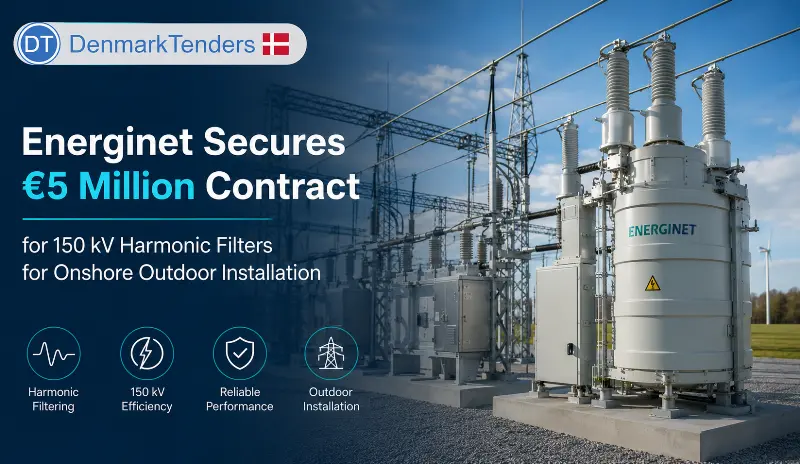 Energinet Secures €5 Million Contract for 150 kV Harmonic Filters for Onshore Outdoor Installation
